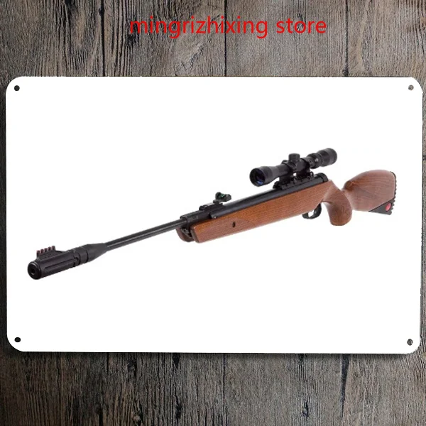 

Tin Sign 20 * 30CM Air Rifle WScope Sign Tin Wall art painting decorating interior metal posters