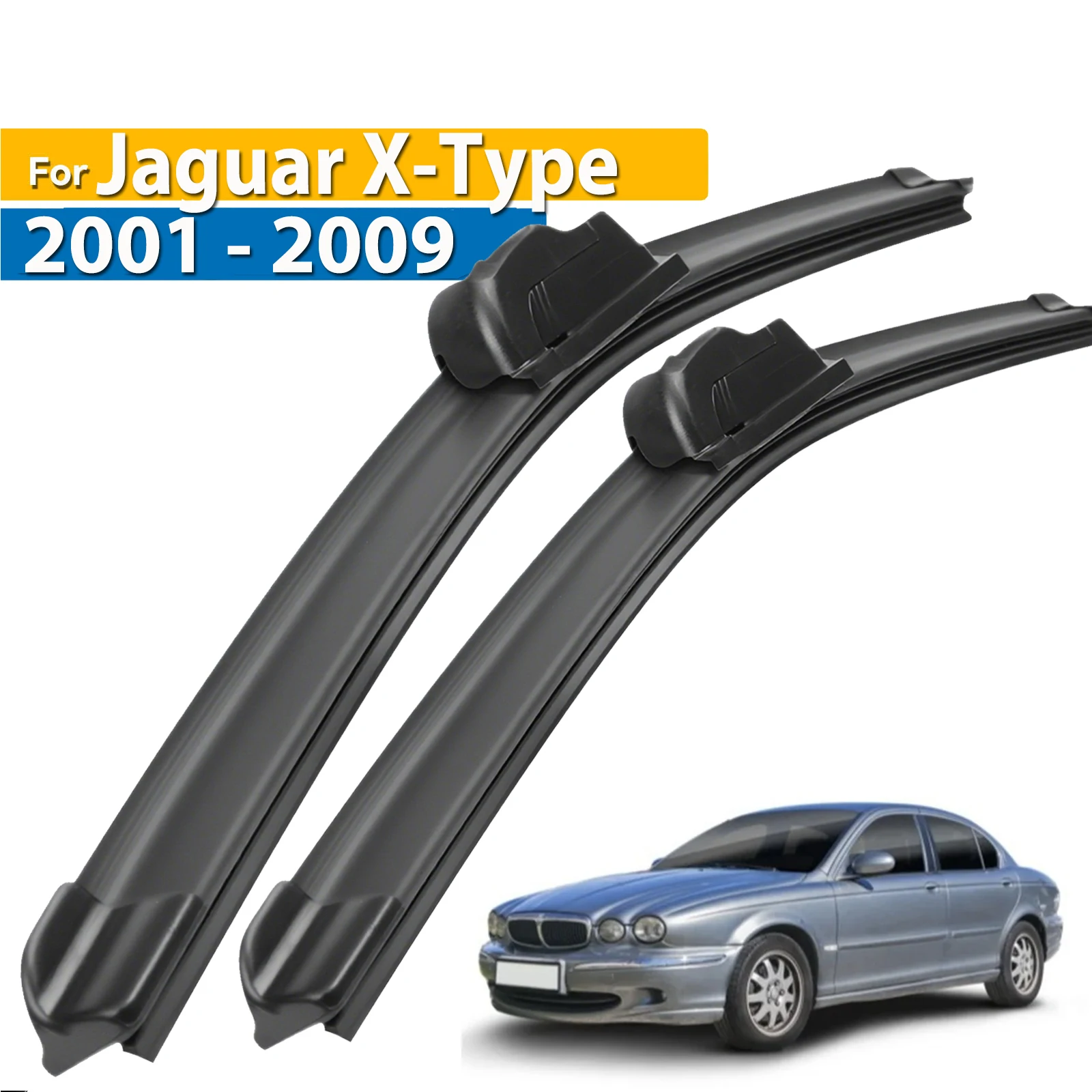 

Щетки стеклоочистителя Erick's LHD для Jaguar X-Type 2001-2009, стеклоочистители для автомобилей, щетки от дождя, 22 дюйма + 19 дюймов