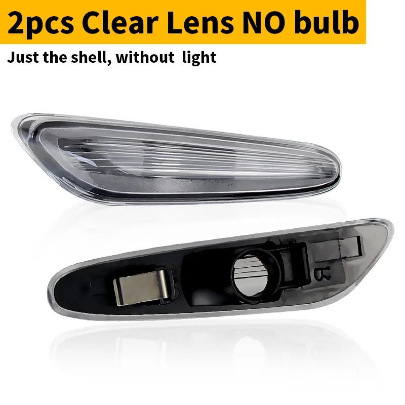 

2 шт. объектив SMOKE, передний боковой габаритный фонарь, без лампы для BMW E60 E61 E90 E91 E87 E81 E83 E84 E88 E92 E93 E82 E46 1 3 5 серии