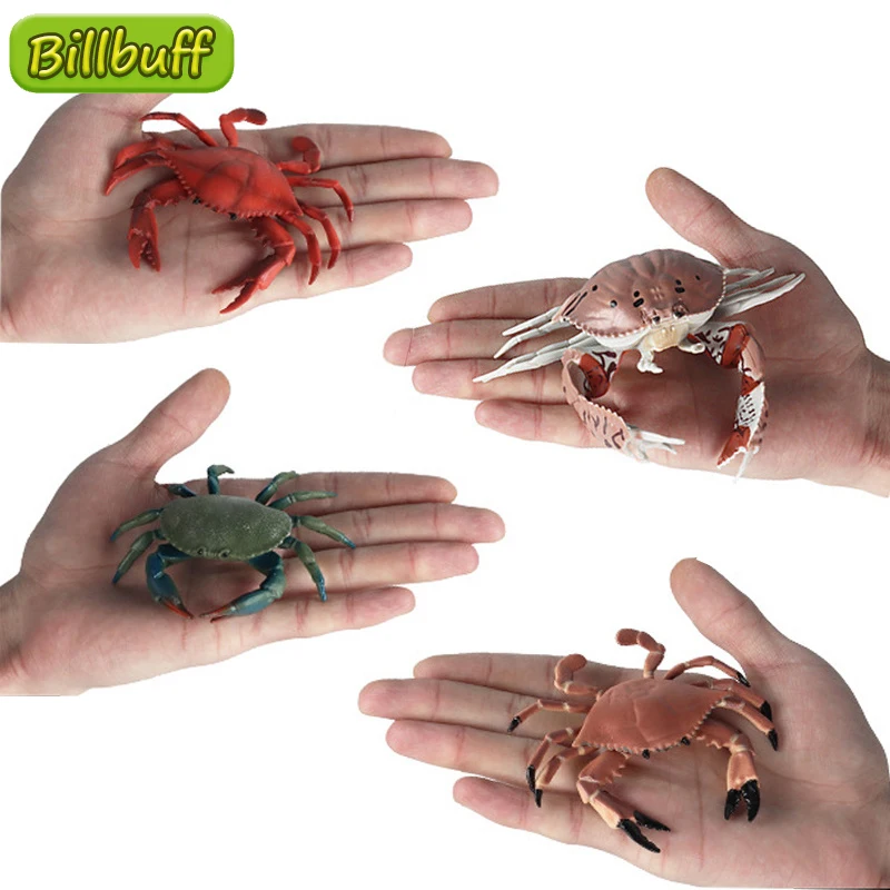 Имитация фигурок АБС-краб хлеб плавающий краб синий однотонная морская модель