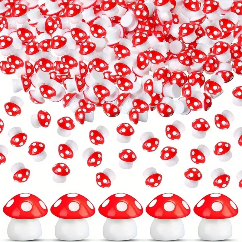 

Мини-грибы из смолы, 50 шт