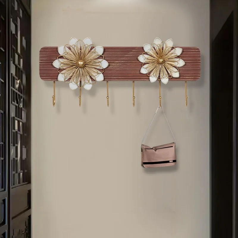 Организация Эстетическая вешалка-держатель для прихожей устойчивая индийская