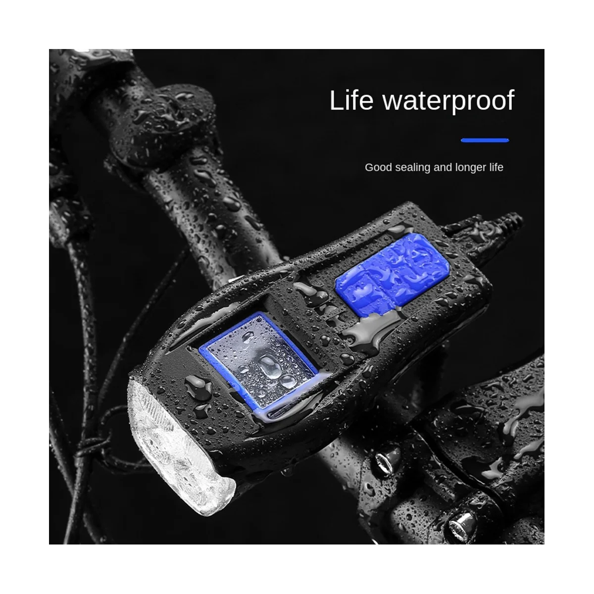 

Беспроводные кодовые часы с сигнальным сигналом, велосипедные беспроводные кодовые часы с четырьмя фарами, уличные фонари для верховой езды, черные