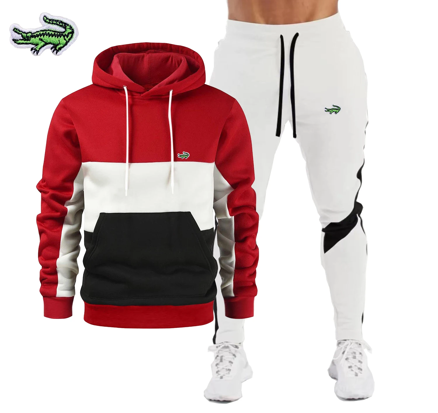 2023 New Men's Autumn Winter Sets Hoodie+Pants Pieces Casual Tracksuit Male Sportswear Brand CARTELO Clothing Sweat Suit