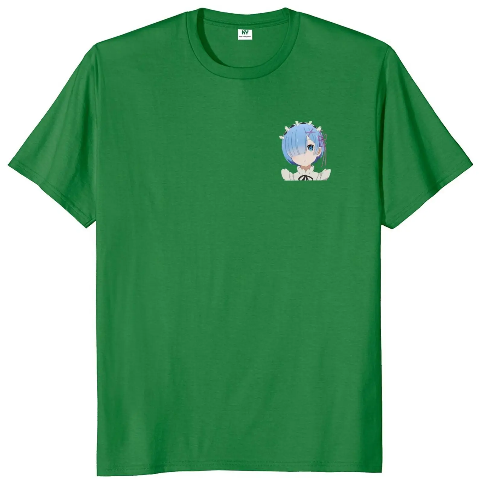 Футболка с рисунком Рем Классическая рубашка изображением аниме Жизнь в другом