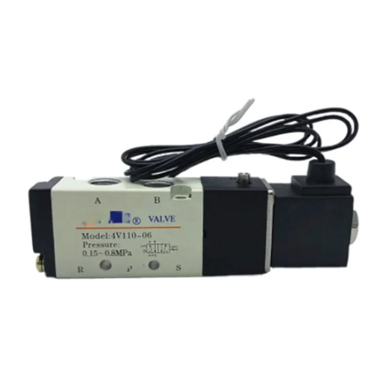 Электромагнитный клапан 1/8 дюйма 4V110-06 умный пневматический для воздушных систем