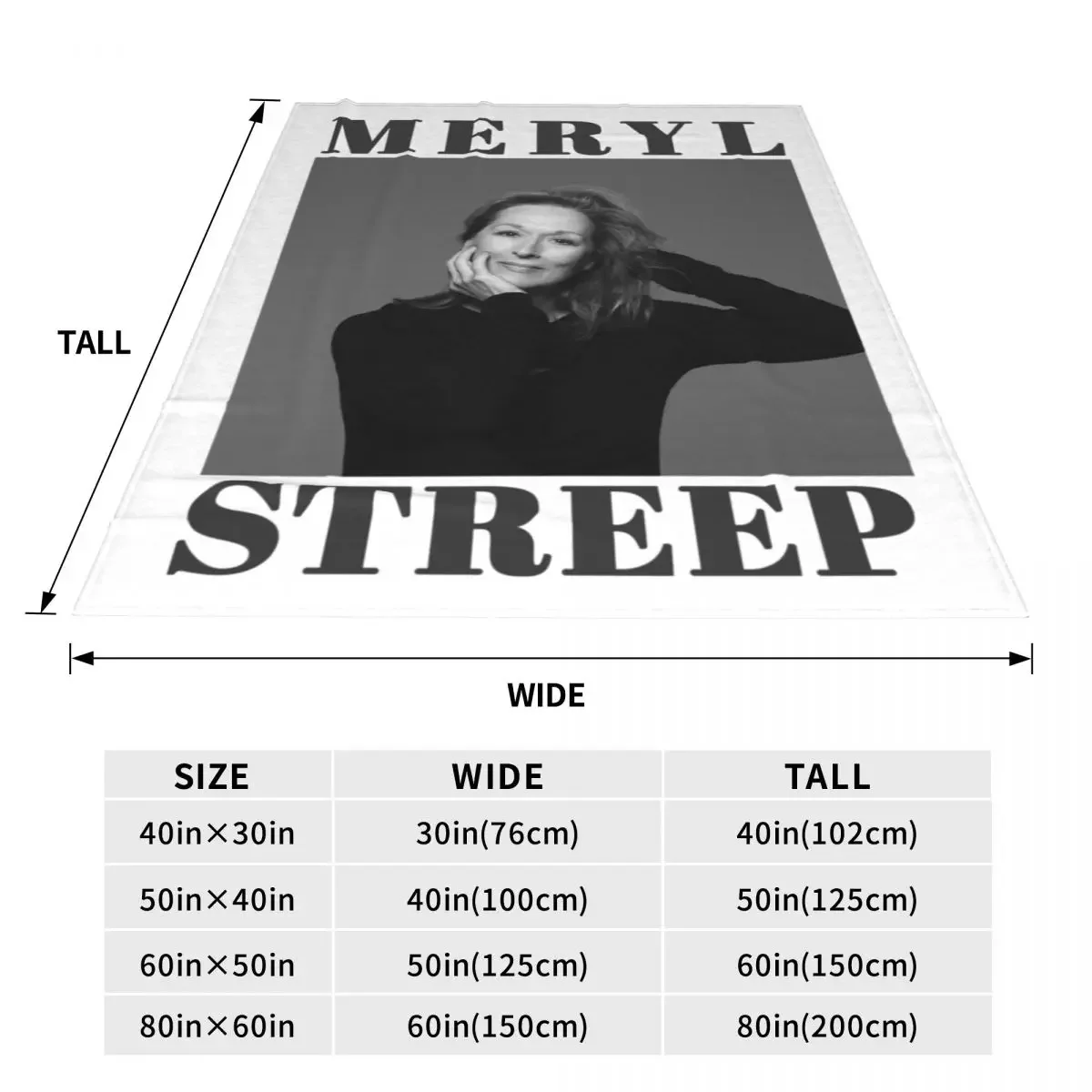 Одеяло Meryl Streep Фланелевое покрывало для кемпинга мягкое теплое дивана кровати