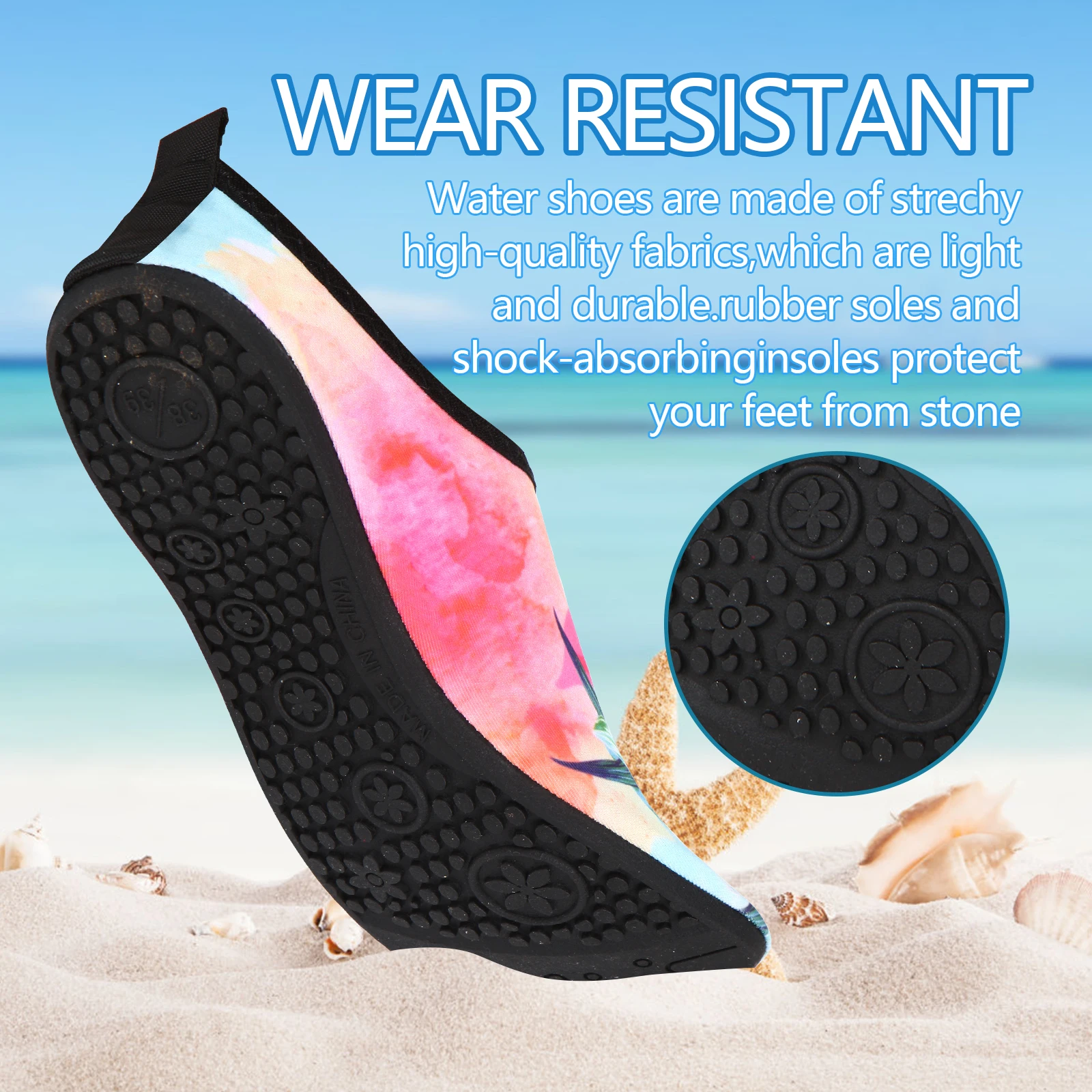 Кроссовки для дайвинга быстросохнущие пляжа плавания спорта