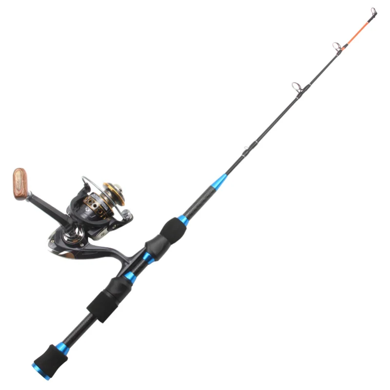 

Ice Fishing Rod Carbon Fiber Spinning Fishing Pole with Reel Super Hard Winter Fishing Rods Ultra-short Portable Rod Combo