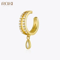 roxi chain tassel water drop ear bone clip earrings for women earrings hip hop jewelry fine jewelry pendientes plata 925