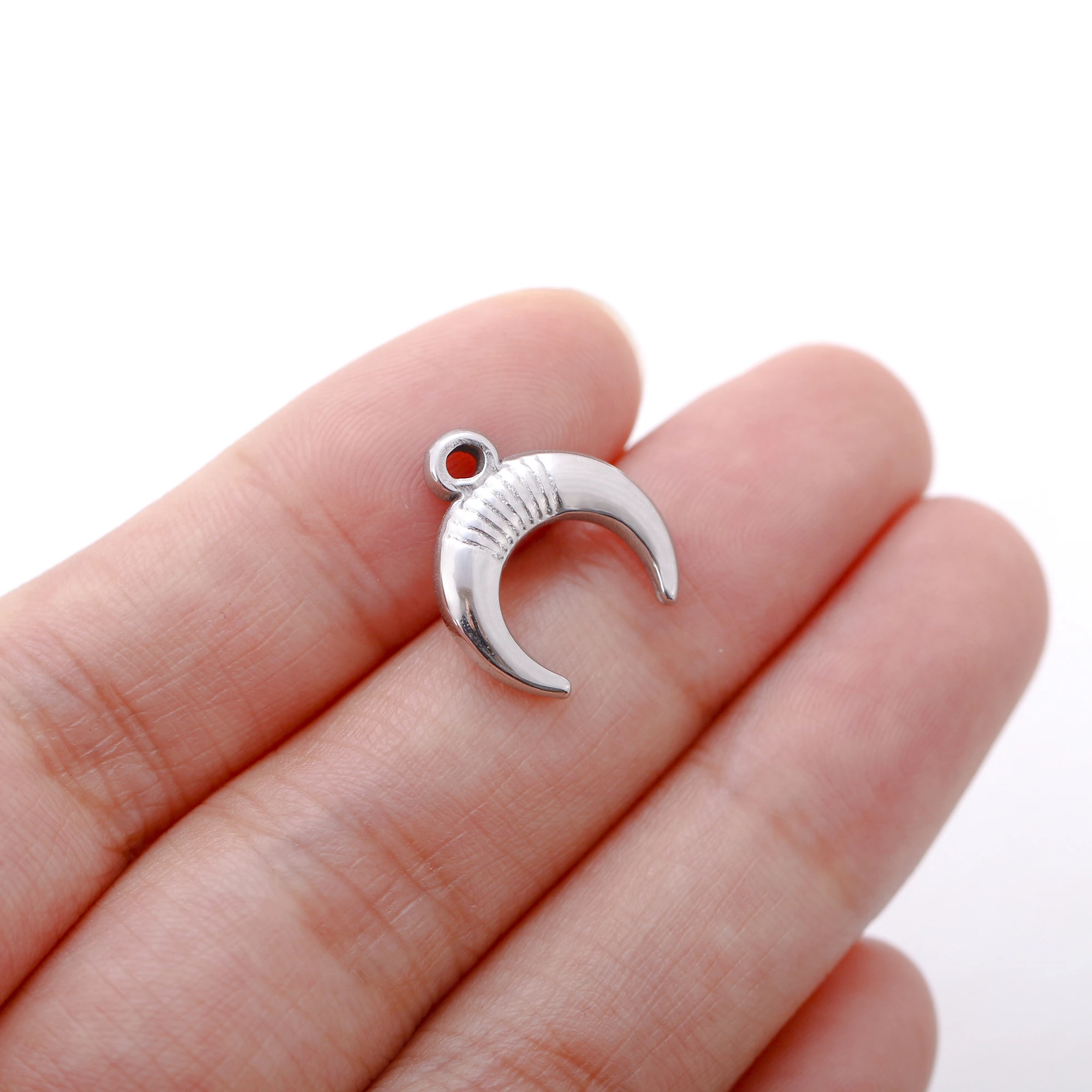 3pcs нержавеющая сталь рога лунной луны подвески DIY ожерелье браслет для серьги для изготовления ювелирных аксессуаров вручную (art.: 3920c29a0f024) - 3920c29a0f024