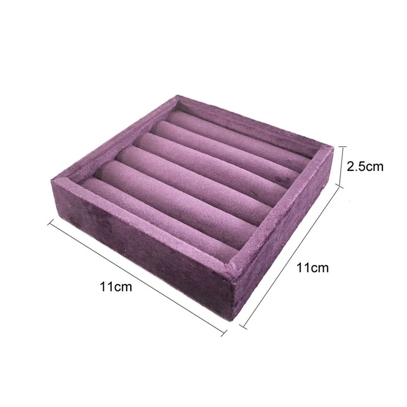 

Бархатный лоток для колец TREACHI 11*11 см