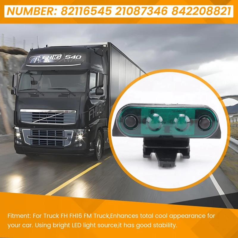 Верхняя фара для грузовика Volvo FH FH16 FM боковые маркеры модель 82116545 21087346 842208821