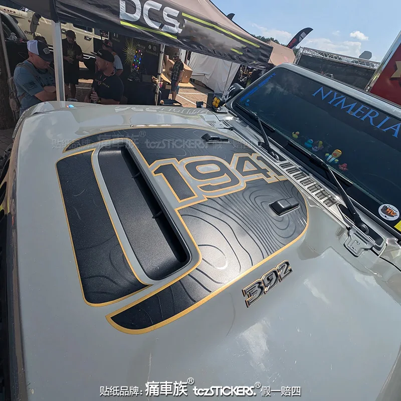 

ДЛЯ Jeep Wrangler Rubicon 392, наклейка на голову автомобиля, модификация внешнего вида кузова, модная спортивная виниловая наклейка