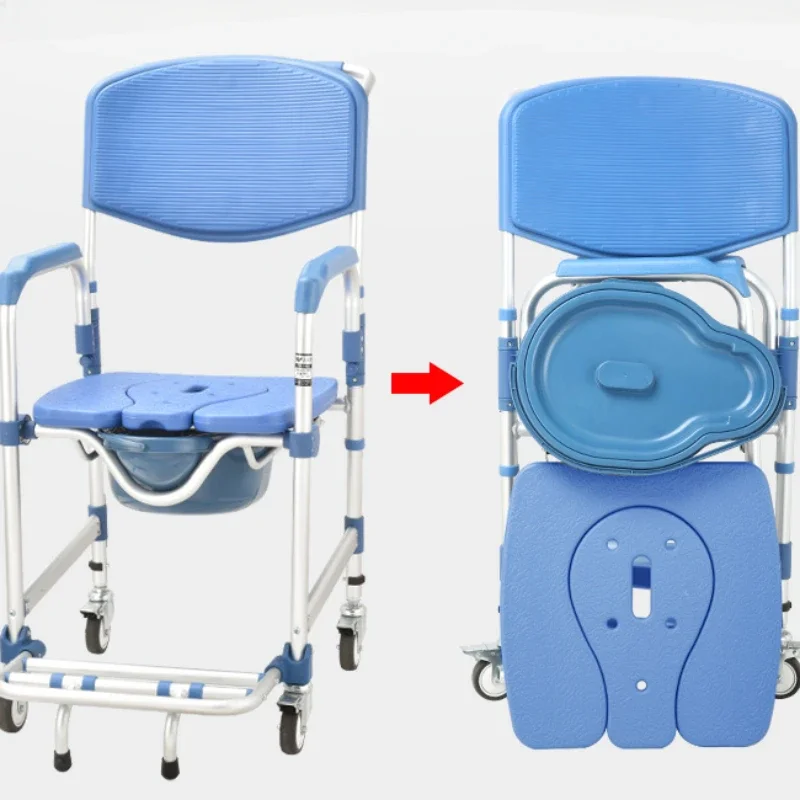 Кресло-каталка для туалета с колесами