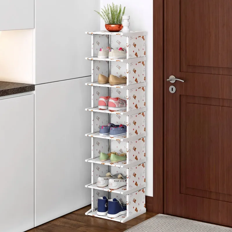 

Multilayer Shoe Rack Saving Space Simple Shoe Cabinets Shoes Organizer Dustproof Shoes Rack Assembly Shoes Storage for Closet