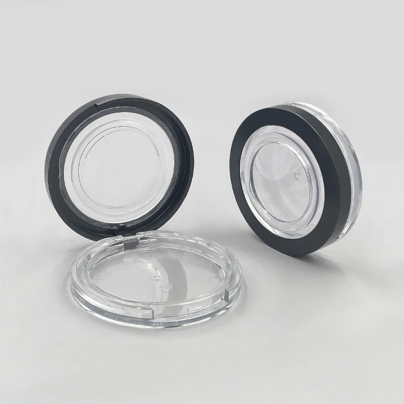 1 шт. прозрачная упаковочная коробка для пигментов тени век пустой диск образец