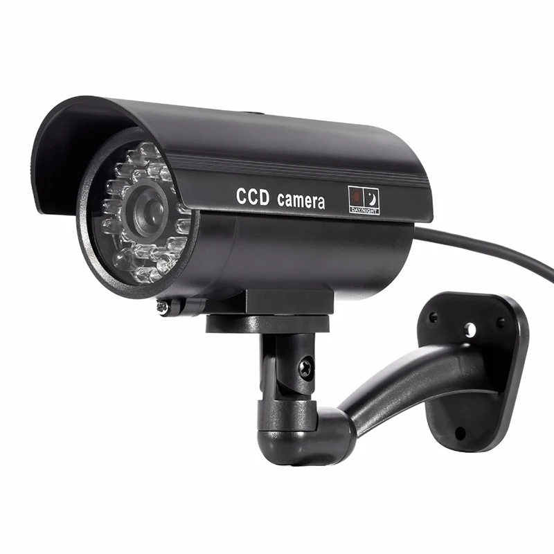 

Fake Dummy Camera Bullet Waterdichte Outdoor Indoor Cctv Surveillance Camera Gratis Verzending Night CAM LED Light Color