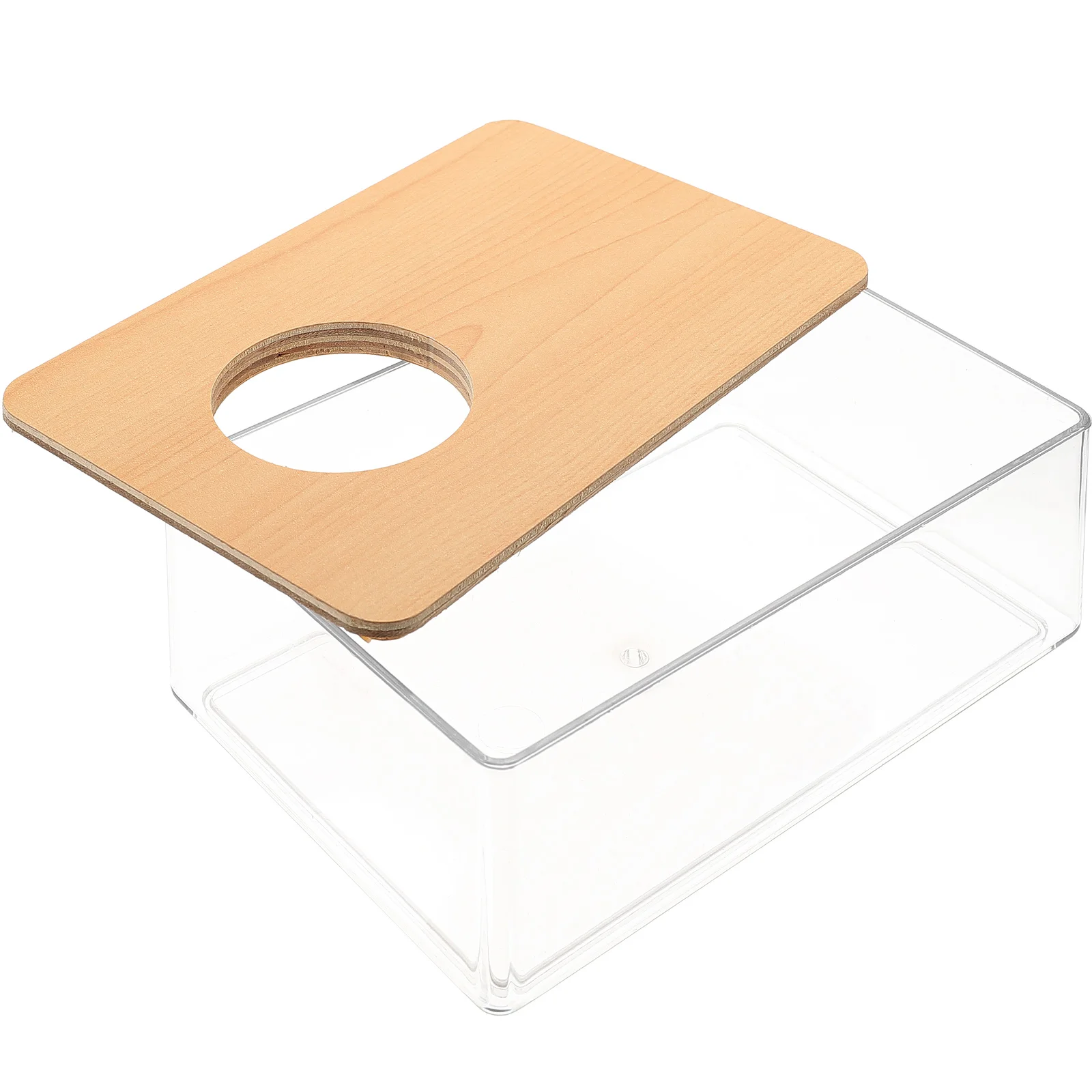 

Hamster Bath Sand Bathtub Bathroom Chinchilla House Pet Box Transparent Hideout Bed Guinea Cage Wear Resistant Clear Hut Wooden