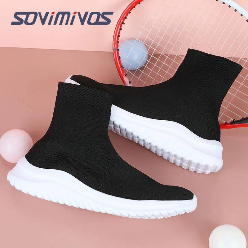 Men's Fashion Sneakers - Lightweight Breathable Walking Running Shoes Women High Top Casual Mesh Workout Casual Sports Shoes