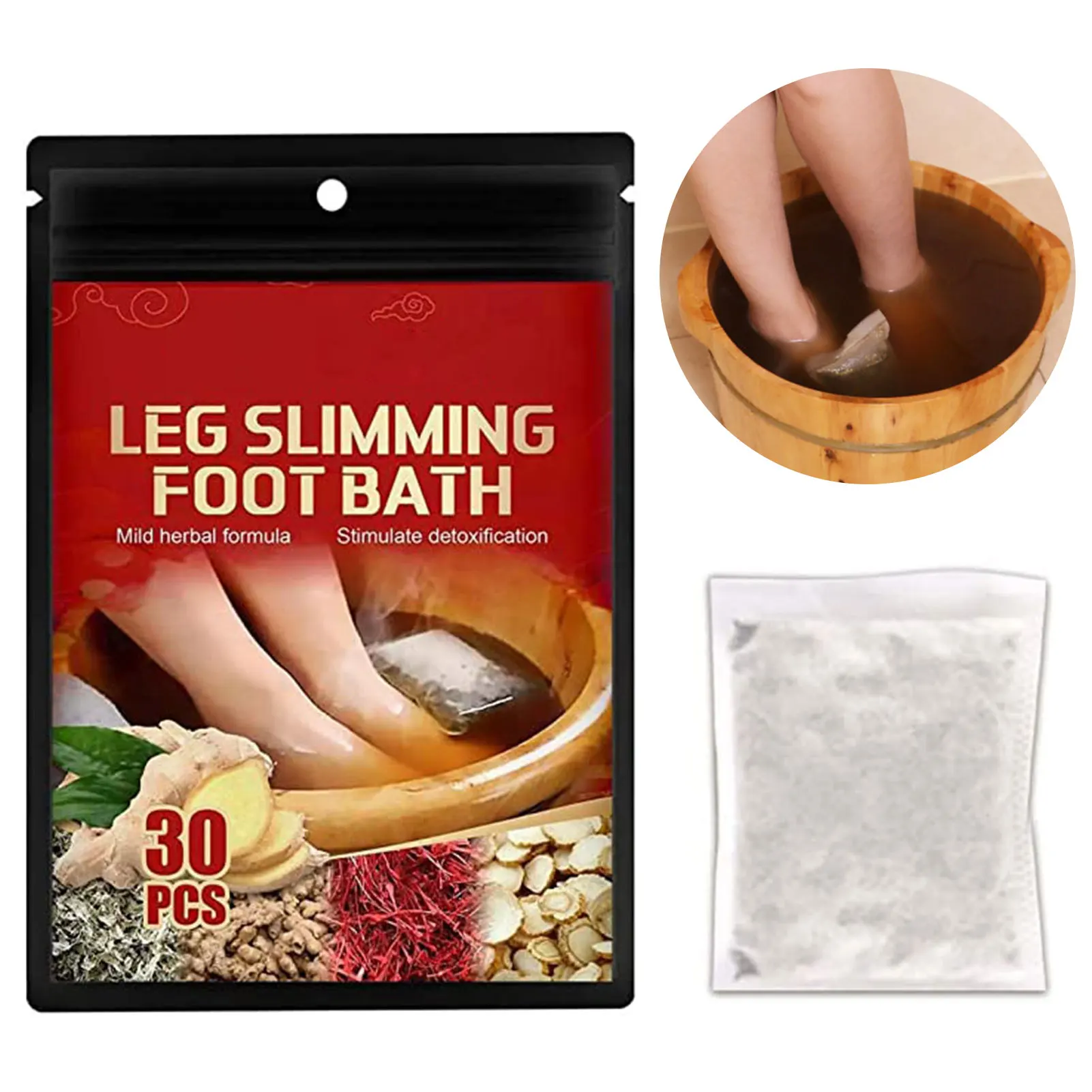 

Turmeric Lymphatic Foot Soak Natural Ginger Foot Bath Leg Slimming Foot Bath Ginger Foot Soak Medicine Bag For Foot Health Care