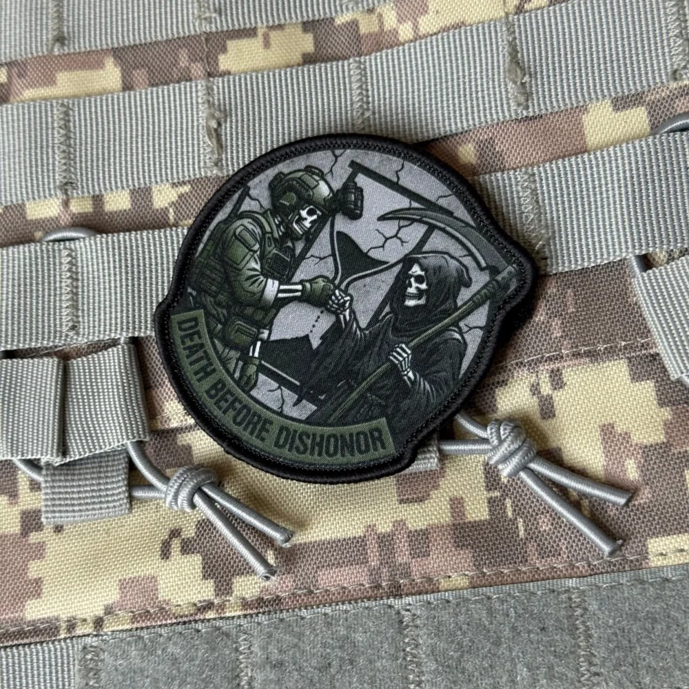 Фото Тактическая нашивка Skull & Reaper 