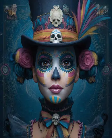 PhotoCustom Картина по номерам "Клоун", лен