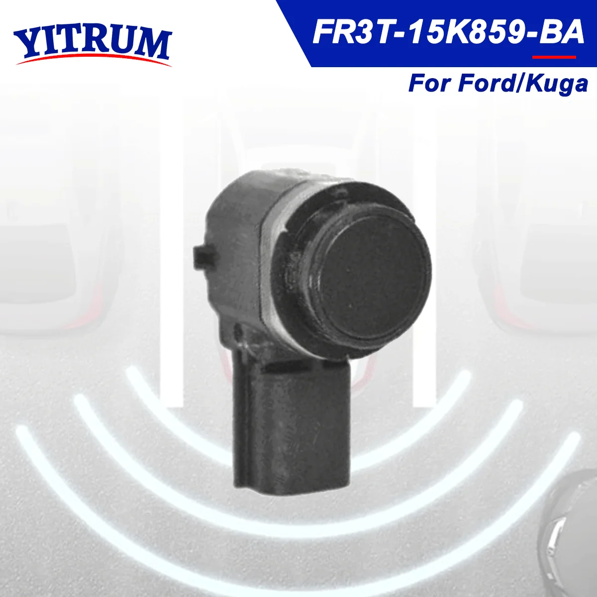 

Черный датчик расстояния парковки PDC для Ford Kuga C520 MK2 2013-2019 FR3T-15K859-BA F1CT-15K859-BA EM2T-15K859-AAW