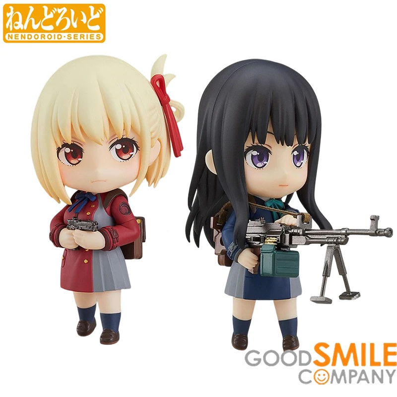 

Фигурки героев аниме «Хорошая Улыбка» Nendoroid 1955, Lycoris Recoil nishikier Chisato 10 см, ПВХ фигурки, коллекционные модели, игрушки с орнаментом