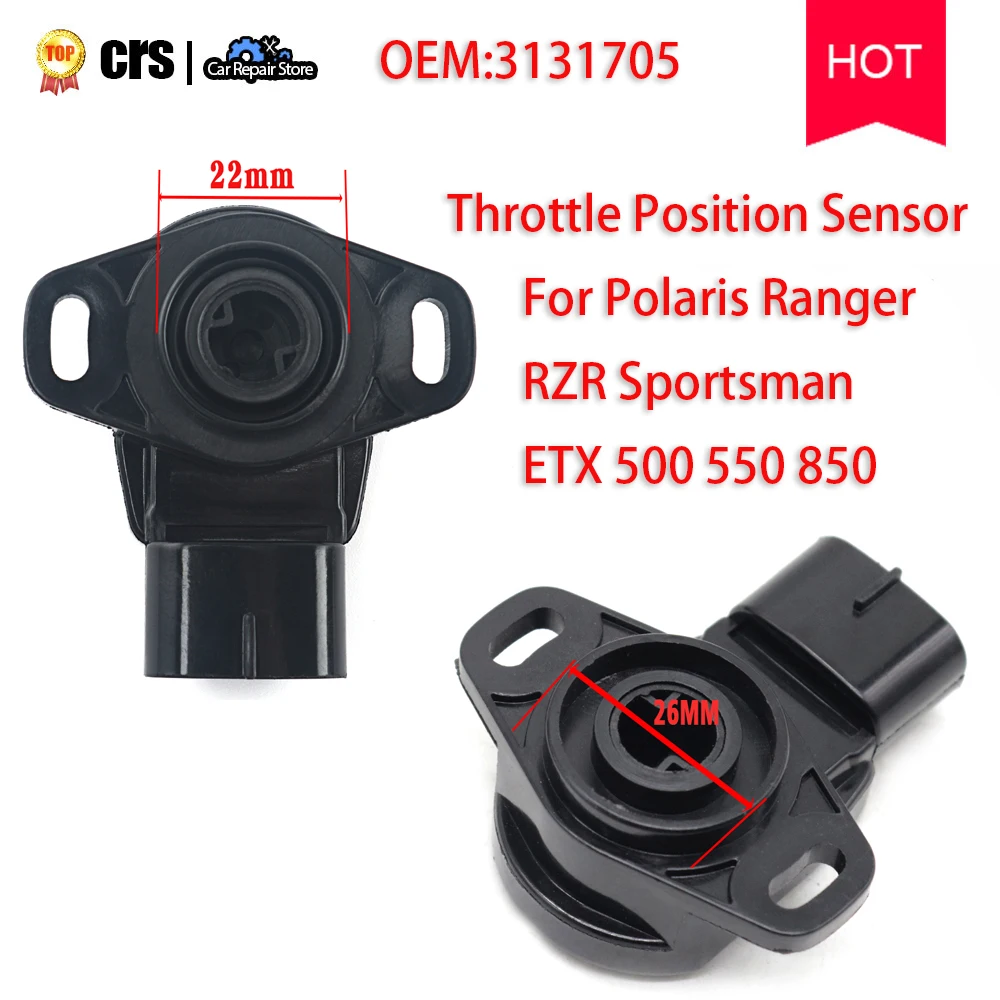 

3131705 3140173 For Polaris Ranger Sportsman RZR500 570 800 Replacement Auto Kit FTVSE006 Throttle Position Sensor TPS 22MM 26MM