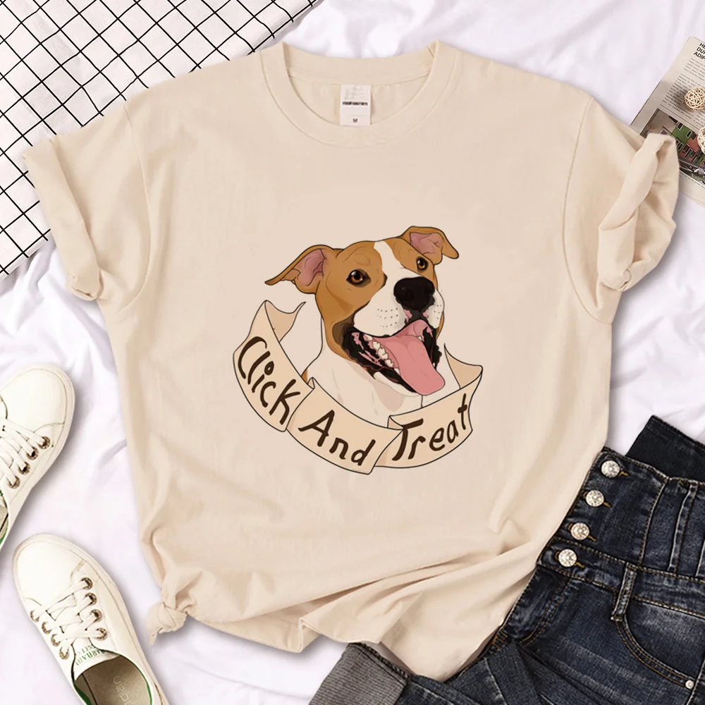 

Amstaff tshirt women funny comic harajuku t shirt female designer anime clothes