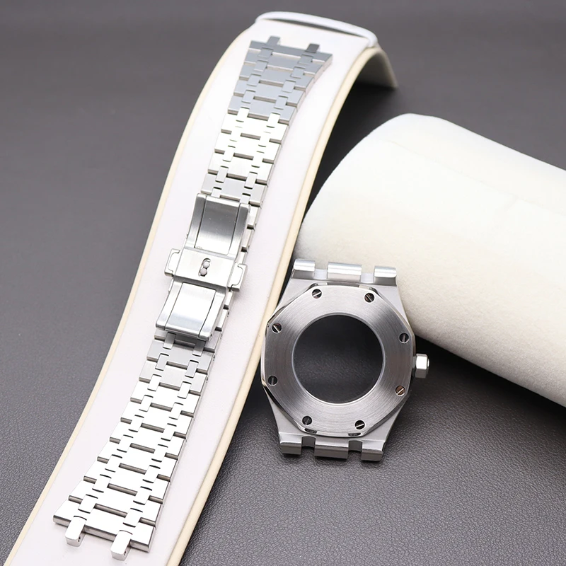 41mm Case Bracelet Men's Watch Watchband Parts For Seiko nh36 nh35 Movement 31.8mm Dial Sapphire Crystal Glass Mod Waterproof enlarge