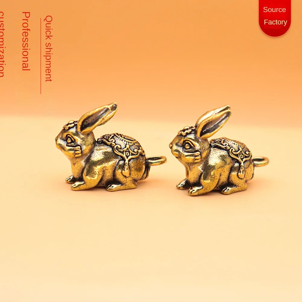 

Easy To Carry Decorative Statue Ornament Traditional Technology Pet Statue Rigorous Technology Auspicious Rabbit Easter Bonus