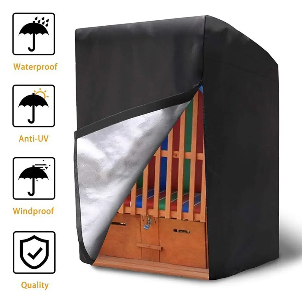 

High Quality Dustproof Waterproof Anti-UV Rocking Chair Cover Storage Bag Outdoor Beach Chair Cover Garden Swing Cover