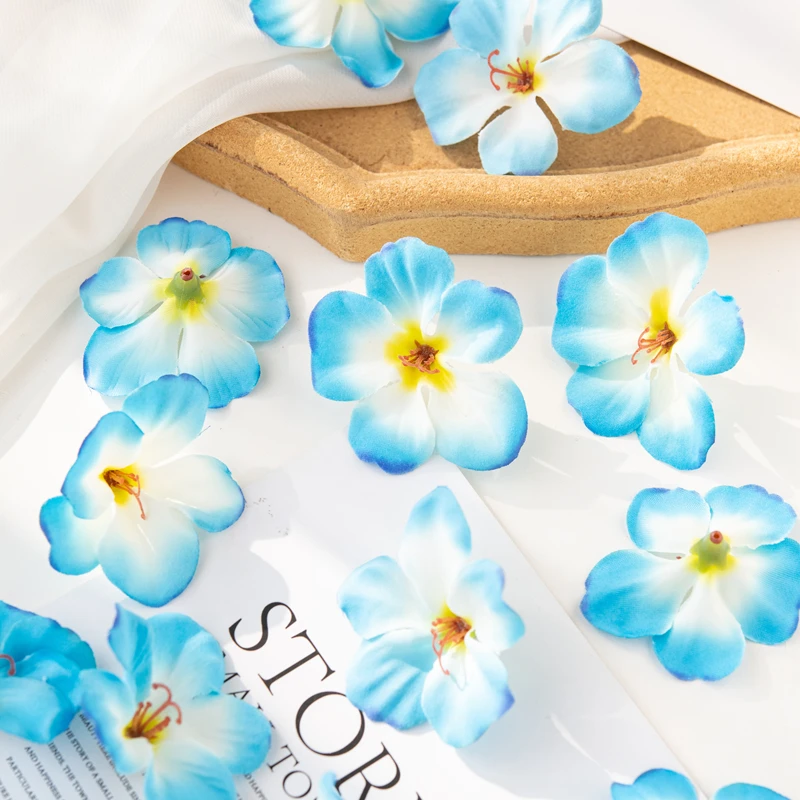 50 шт. разноцветные искусственные цветы Diy Scrapbook коробка конфет Рождественский венок Crafst для дома свадебные украшения искусственная шелковая вишня