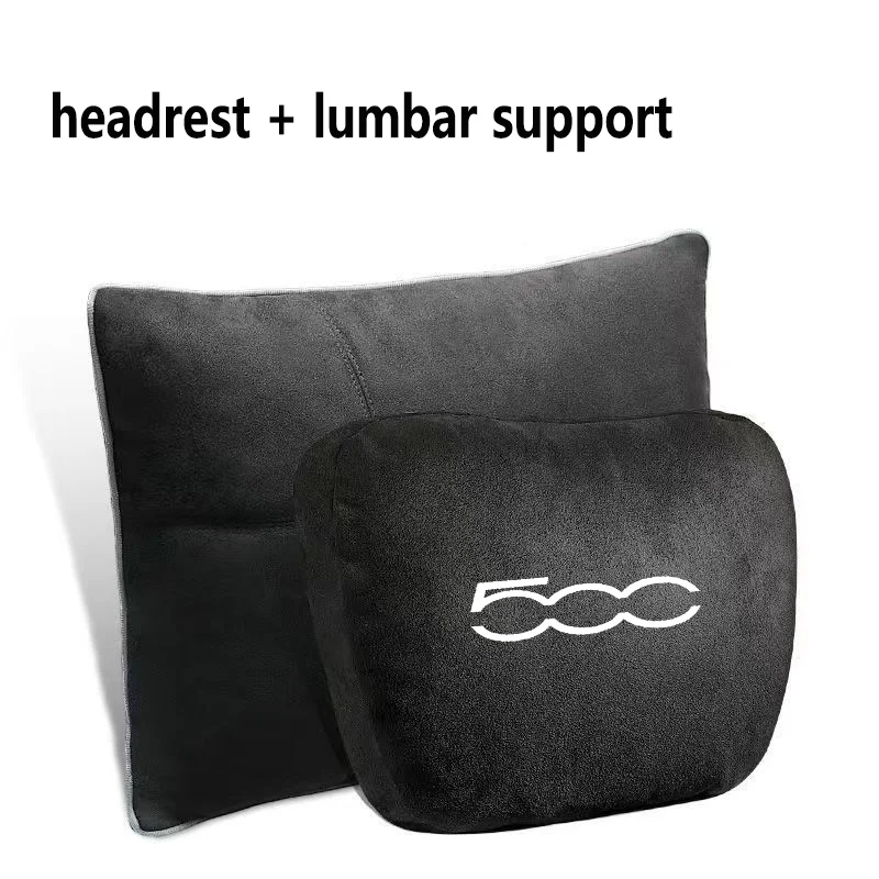 Высококачественная мягкая подушка для шеи на подголовник автомобиля Fiat 500 500X 500C