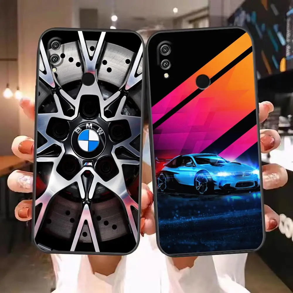 Case For HUAWEI Honor 9X 9 8X Max 80 70 60 50 30 20 10 10I NOTE 10 Lite Pro Case Funda Coque Shell Capa Sports Car B-BMW Wheels