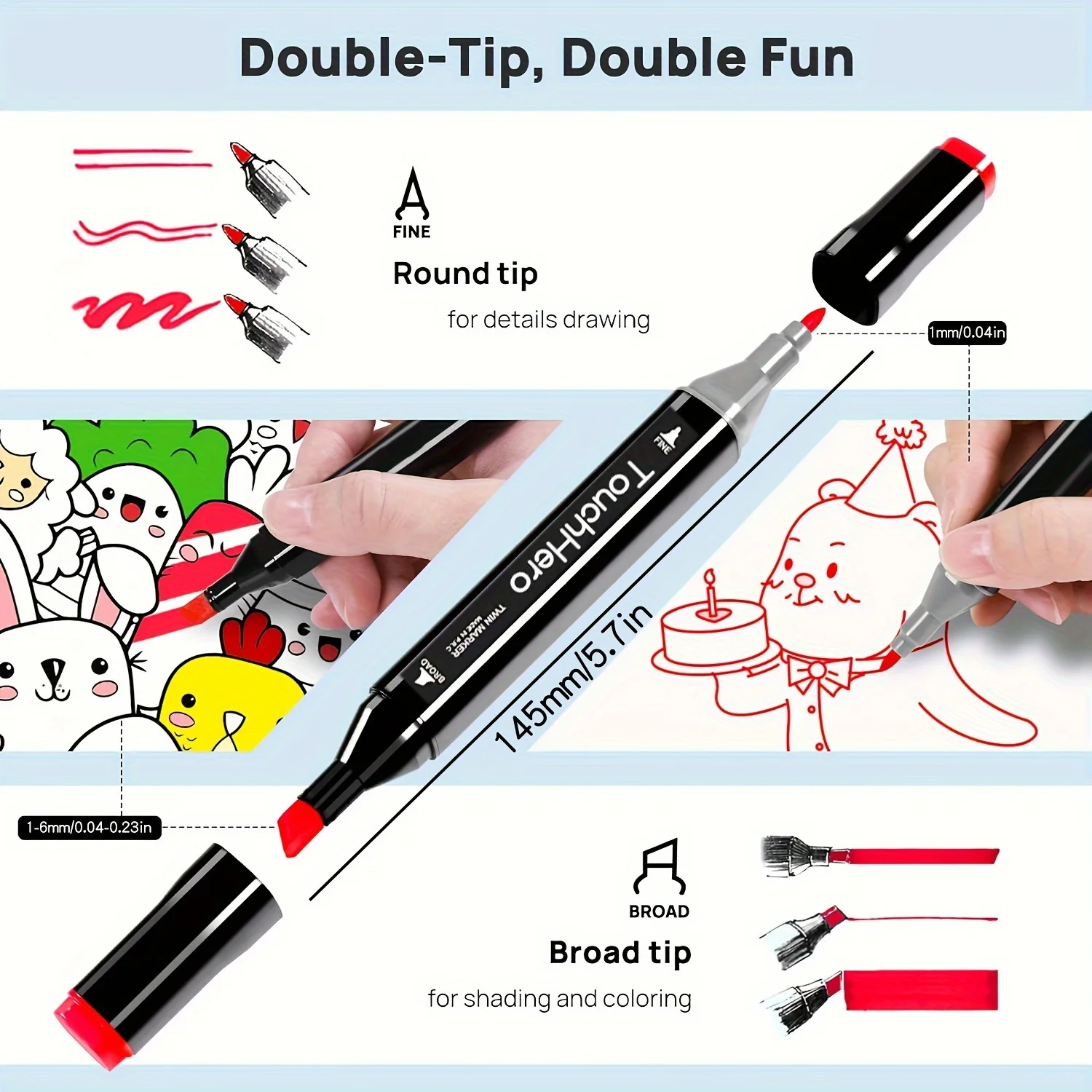 Несколько стилей цветная головка спиртовая акварельная ручка на масляной основе