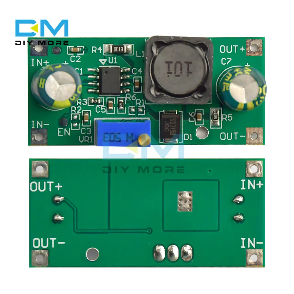 DC-DC неизолированный понижающий модуль питания высокого напряжения 110 кГц, регулируемый с защитой от короткого замыкания