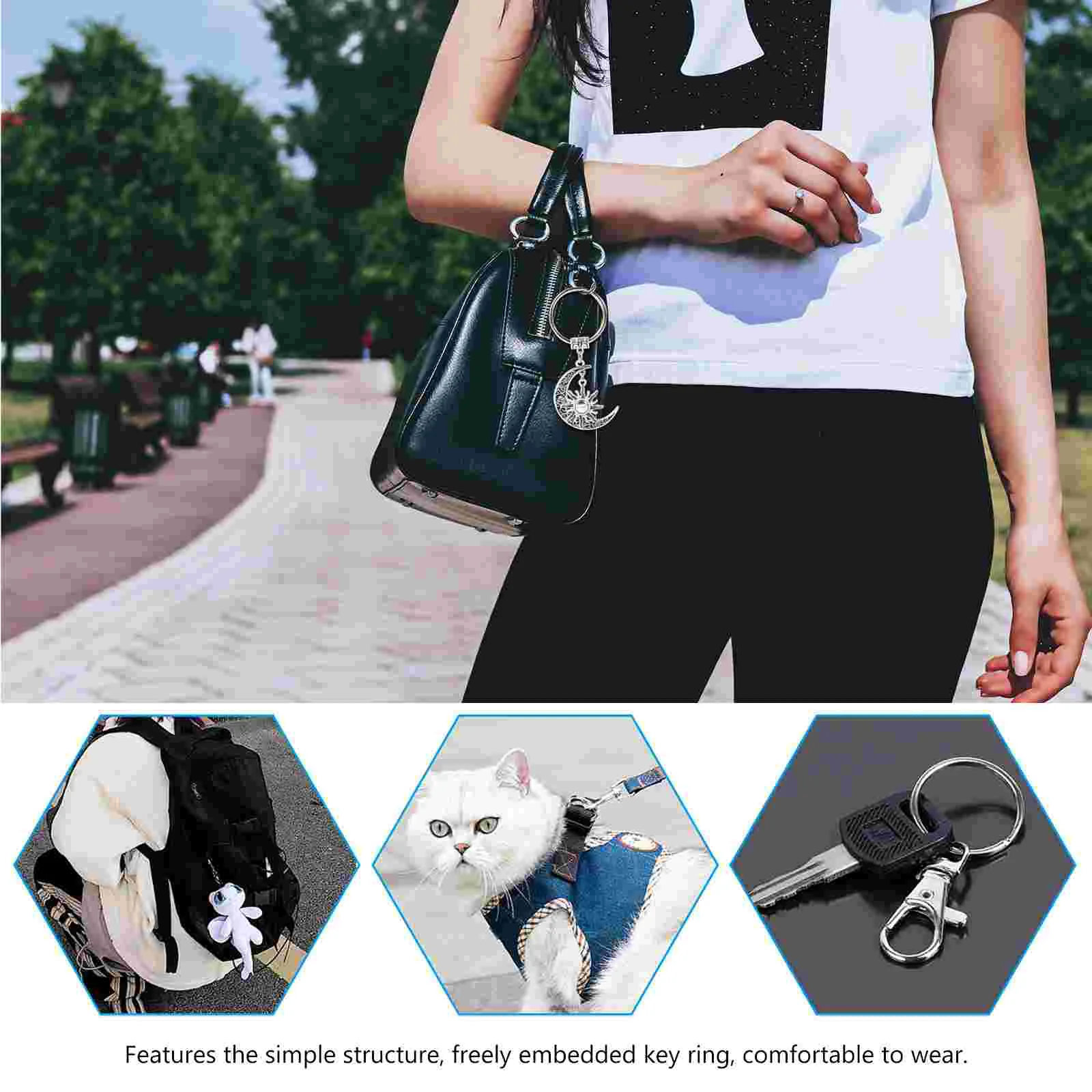 2 шт. винтажный брелок-подвеска специальный стиль сумка подвесные аксессуары