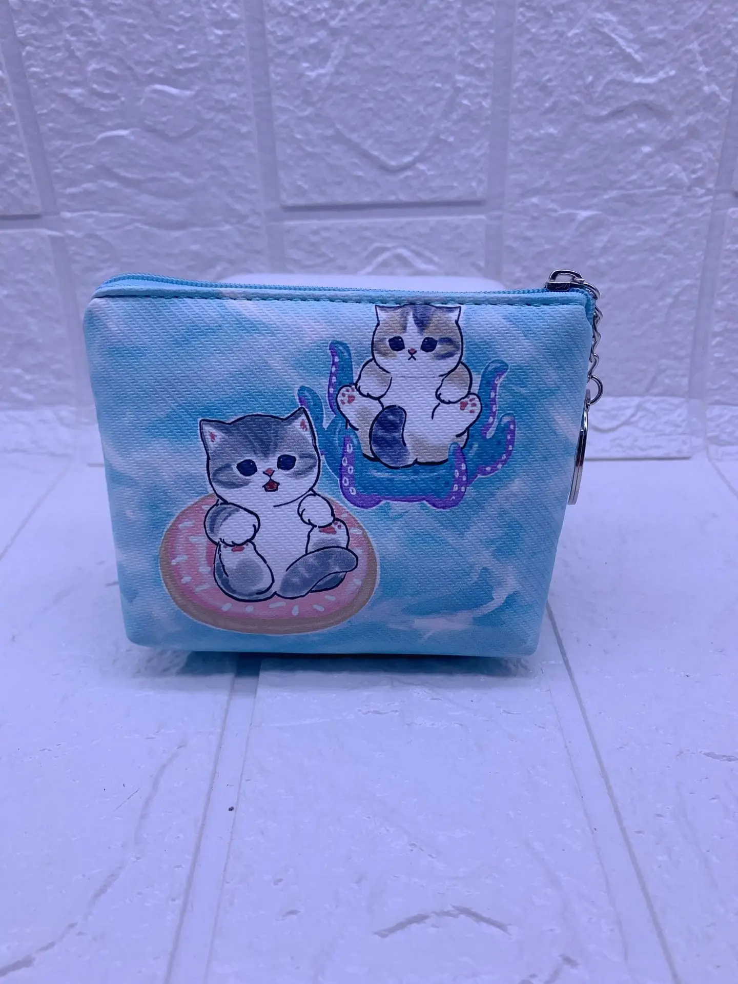 Милый кошелек для монет серии Mofusand Shark Cat, дизайн из PU-кожи, сумка для монет, карт и хранения мелочей. (art.: 3920d9ade1aed) - 3920d9ade1aed