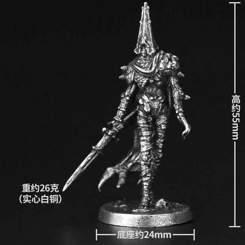 

Металлическая статуэтка монаха из меди