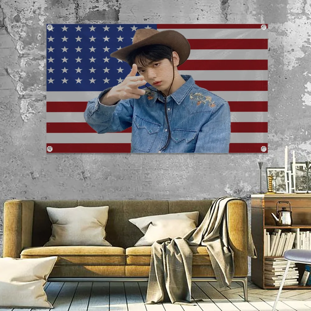 Флаги для комнат баннер украшение гаража флаг T-TXT S-soobin America уличные украшения