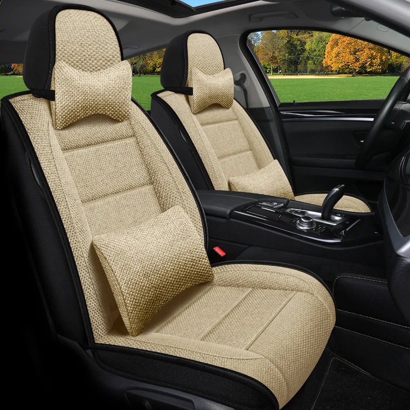 Car Seat Cover Full Set for Nissan Qashqai J11 J10 X-Trail T32 Juke Navara D22 Leaf Tiida Np300 Versa Murano Kicks Dualis Livina images - 6