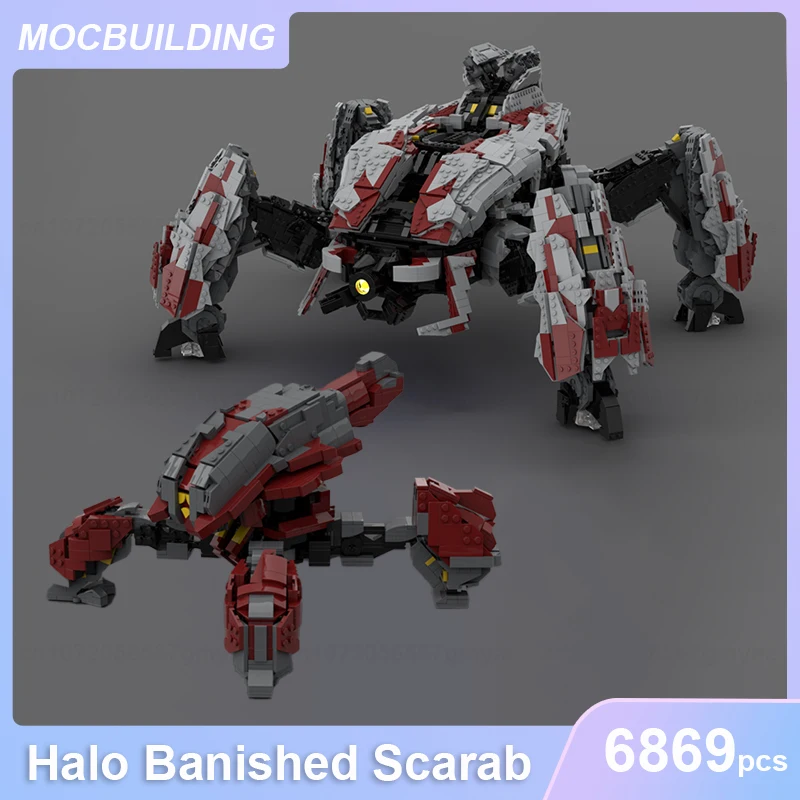 

Banished Scarab Mechanical Beast & Wars 2 Locust Model MOC Building Blocks DIY Assemble Bricks Creative Xmas Children Toys Gifts