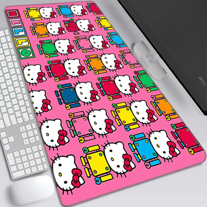 

Kawaii Mouse Pad Hellos Kittys Desk Protector Xxl Gaming Keyboard Large Gamer Accessories Mat Extended Pc Mousepad Mice Computer