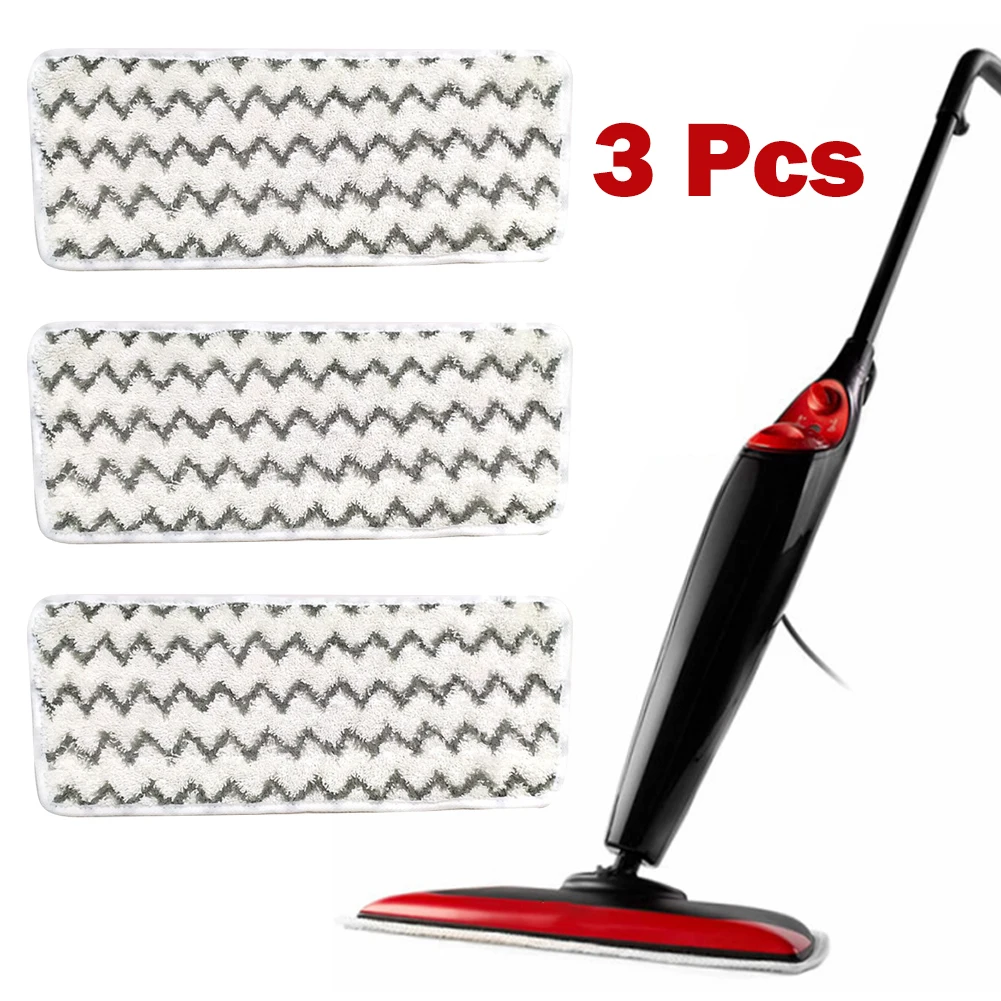 

3pcs Replacement Cloths Washable Pads For Vileda Steam XXL Steam Cleaner Microfibre Remove Grease Original Accessories Household