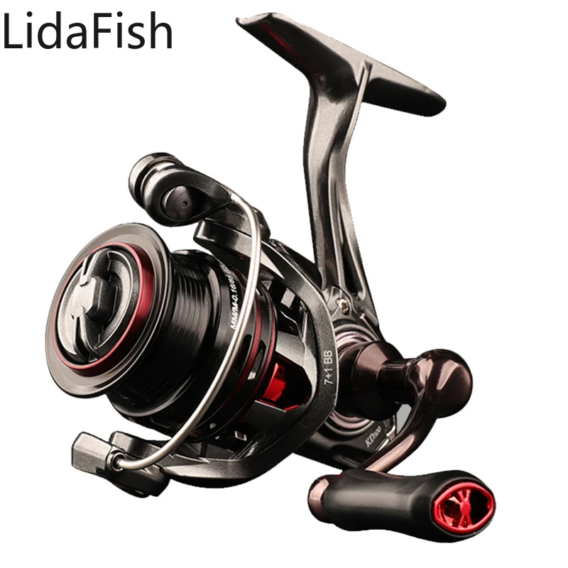 

Lidafish 2022 Newest Spinning Fishing Reel 5.4:1 High Speed Max Drag 5kg Fishing Wheel For Sea Fishing Carp Fishing