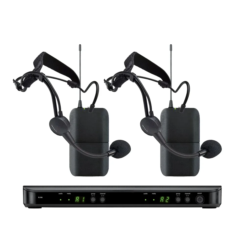 BLX288 BETA58 58A UHF беспроводной микрофон профессиональный 2-канальный ручной