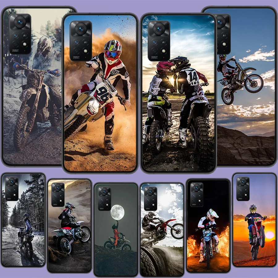 

Mountain off-road motorcycle Phone Case For Xiaomi Redmi 10A 10C 10 9 Prime 8 7 6 10X 9A 9C 9T 8A 7A 6A S2 K20 K30 K40 Pro Capa